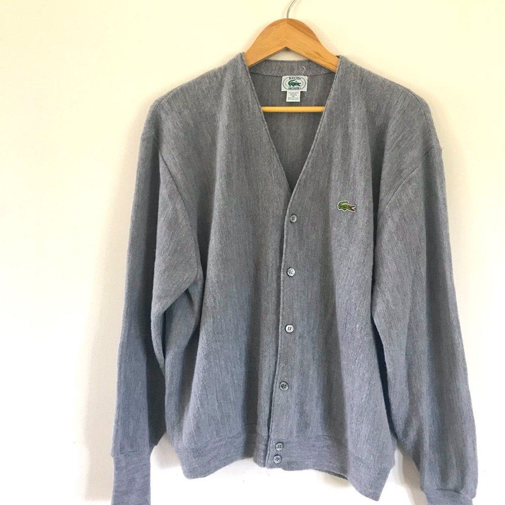 Vintage Men’s Izod Cardigan Sweater